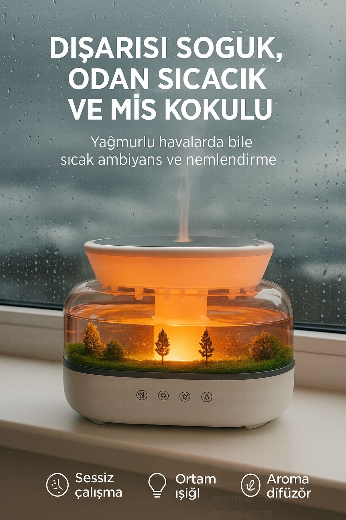 Lumies Yağmur Hava Nemlendirici