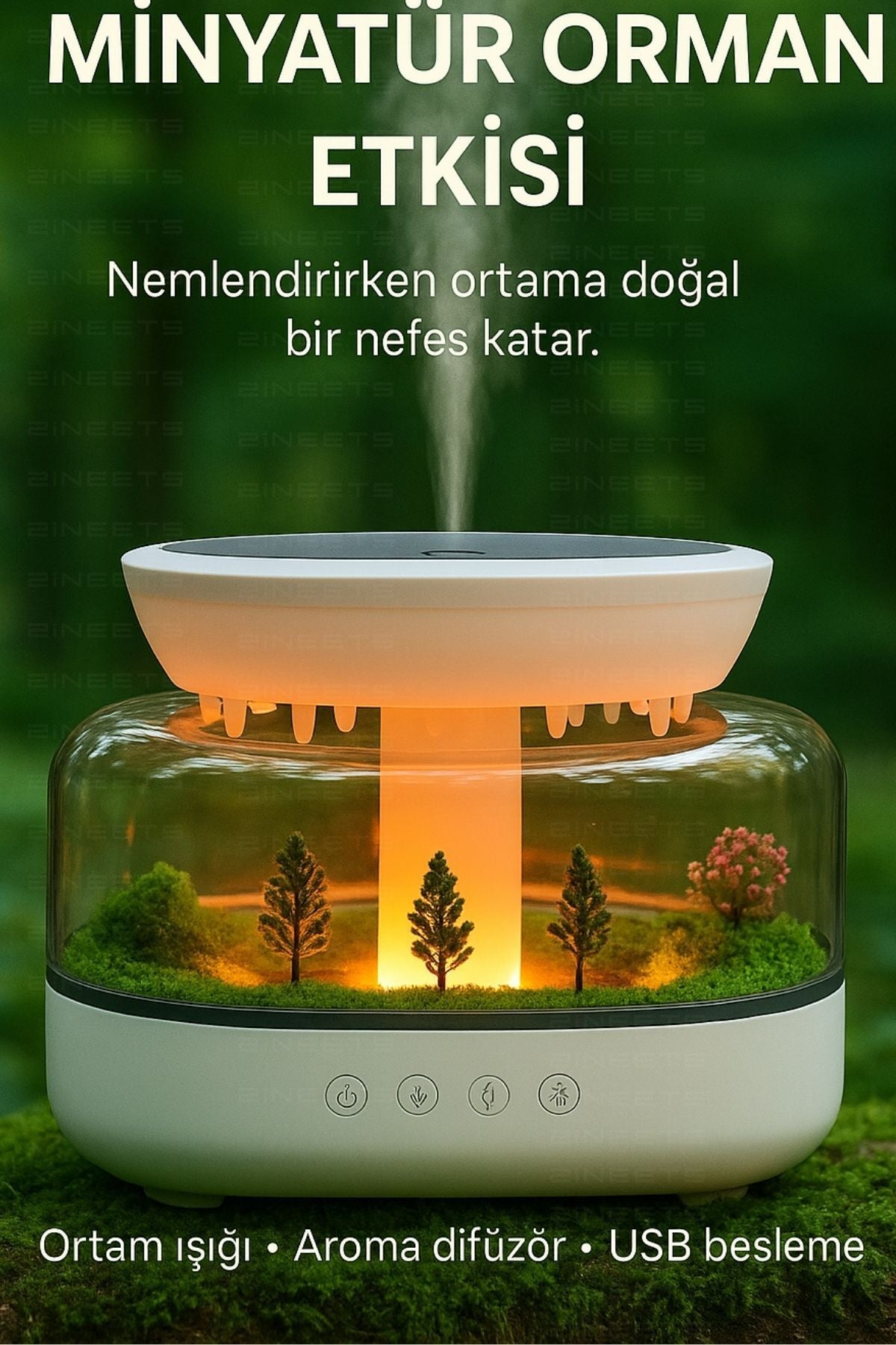 Lumies Yağmur Hava Nemlendirici